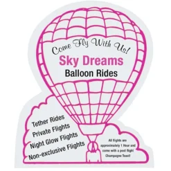 Flat Flexible Magnet - Hot Air Balloon