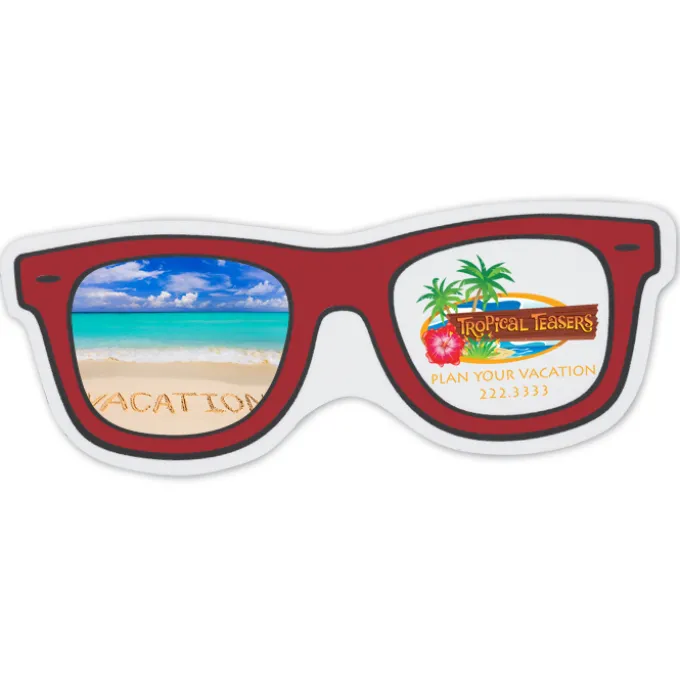 Flat Flexible Magnet - Risky Business Sunglasses
