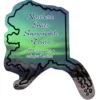 Flat Flexible Magnet - State - Alaska - 30 mil