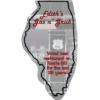 Flat Flexible Magnet - State - Illinois - 30 mil