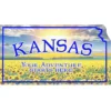 Flat Flexible Magnet - State - Kansas - 30 mil