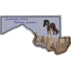 Flat Flexible Magnet - State - Maryland - 30 mil