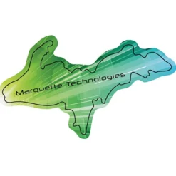 Flat Flexible Magnet - State - Upper Michigan - 30 mil