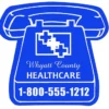 Flat Flexible Magnet - Telephone - Large