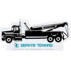 Flat Flexible Magnet - Tow Truck