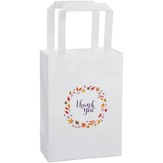 Flat Handle Full Color Paper Bag - 8-1/4 inches x 6 inches