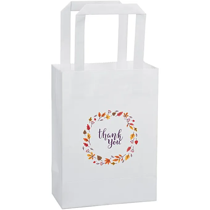Flat Handle Full Color Paper Bag - 8-1/4 inches x 6 inches