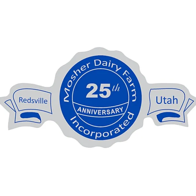 Flat Seal by the Roll - Banner - 1-1/4 inches x 2-1/2 inches