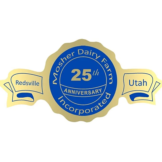 Flat Seal by the Roll - Banner - 1-1/4 inches x 2-1/2 inches