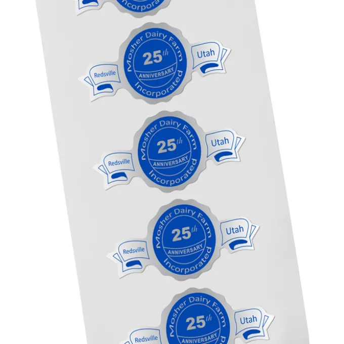 Flat Seal by the Roll - Banner - 1-1/4 inches x 2-1/2 inches