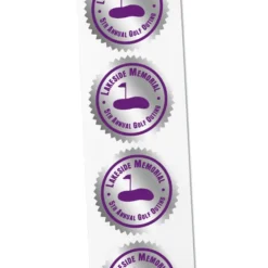 Flat Seal by the Roll - Circle - Pinked Edges - 2 inches
