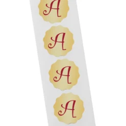 Flat Seal by the Roll - Circle - Wavy Edge - 1-1/4 inches
