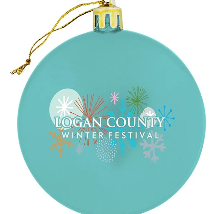 Flat Shatterproof Ornament - Opaque - Full Color