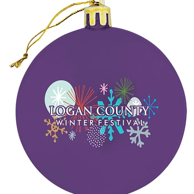 Flat Shatterproof Ornament - Opaque - Full Color
