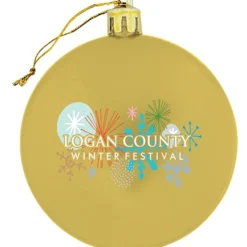 Flat Shatterproof Ornament - Opaque - Full Color