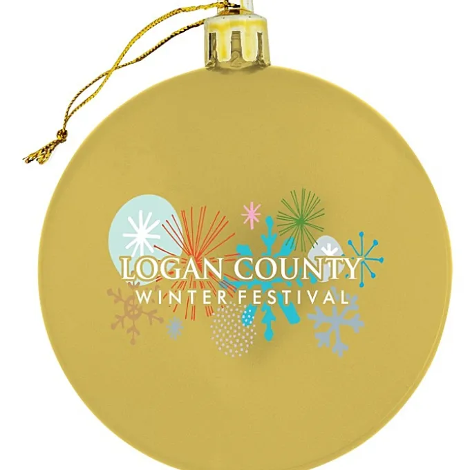 Flat Shatterproof Ornament - Opaque - Full Color