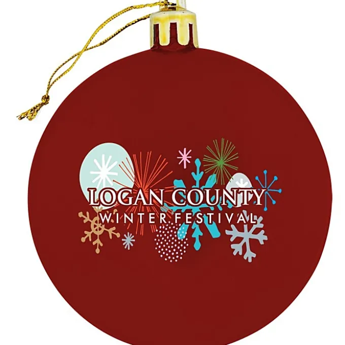 Flat Shatterproof Ornament - Opaque - Full Color