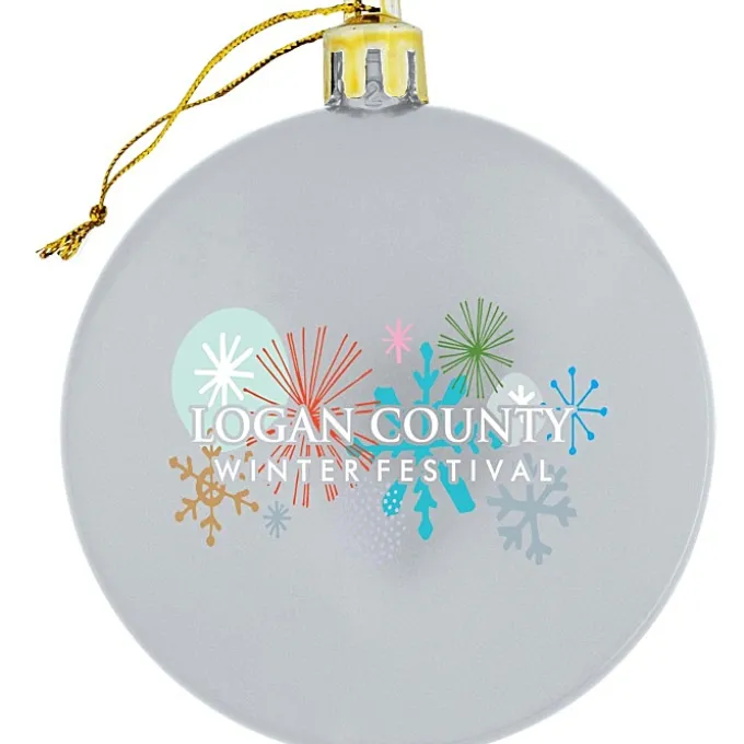 Flat Shatterproof Ornament - Opaque - Full Color