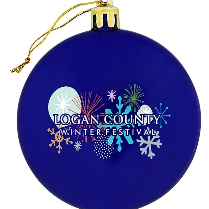 Flat Shatterproof Ornament - Opaque - Full Color