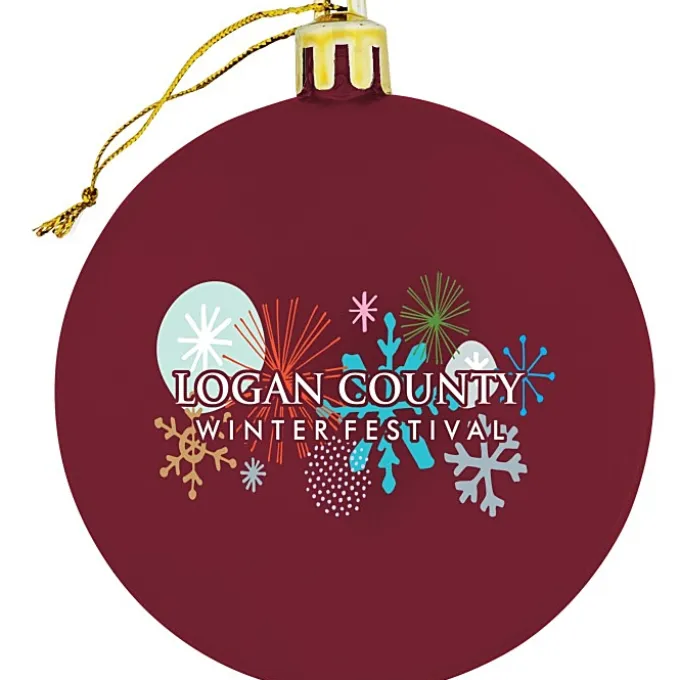 Flat Shatterproof Ornament - Opaque - Full Color