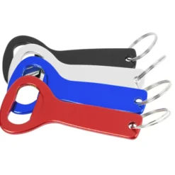Flat Top Bottle Opener Keychain