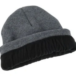 Fleece Lined Beanie with Cuff