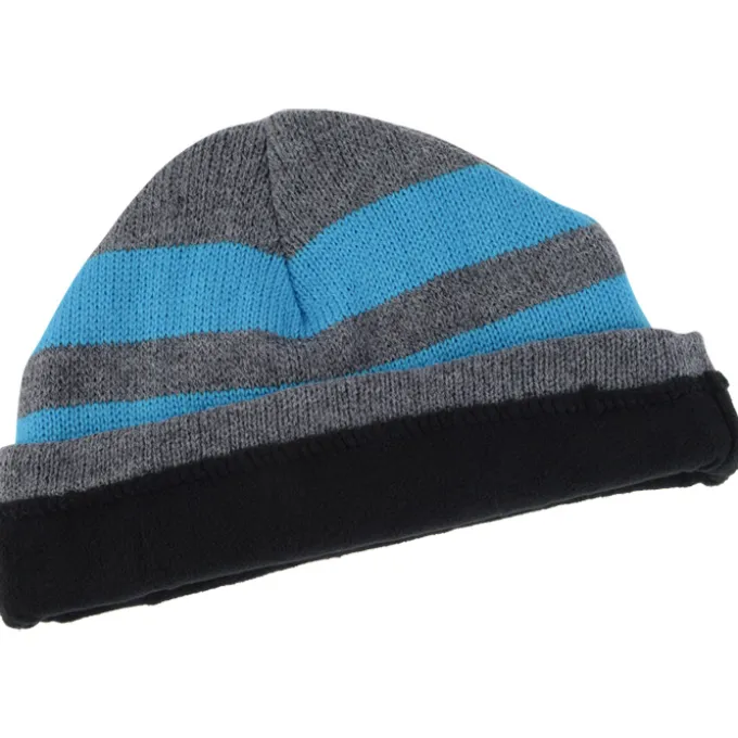 Fleece Lined Stripe Beanie