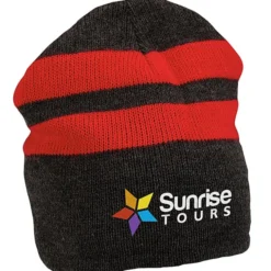 Fleece Lined Stripe Beanie