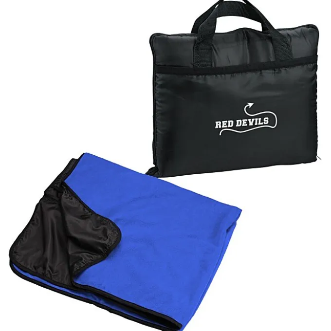 Fleece Stadium Blanket/Cushion - 24 hr