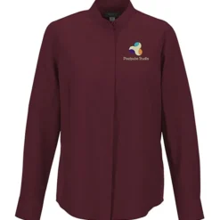 FlexBatiste Banded Collar Shirt - Ladies'