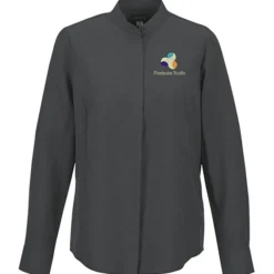 FlexBatiste Banded Collar Shirt - Ladies'