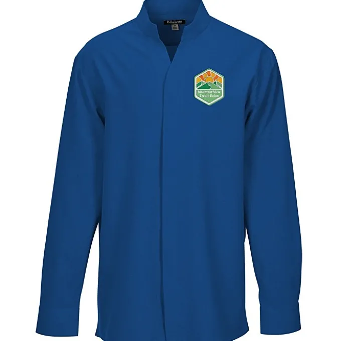 FlexBatiste Stand-Up Collar Shirt - Men's