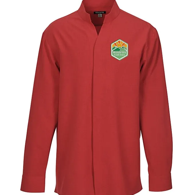 FlexBatiste Stand-Up Collar Shirt - Men's