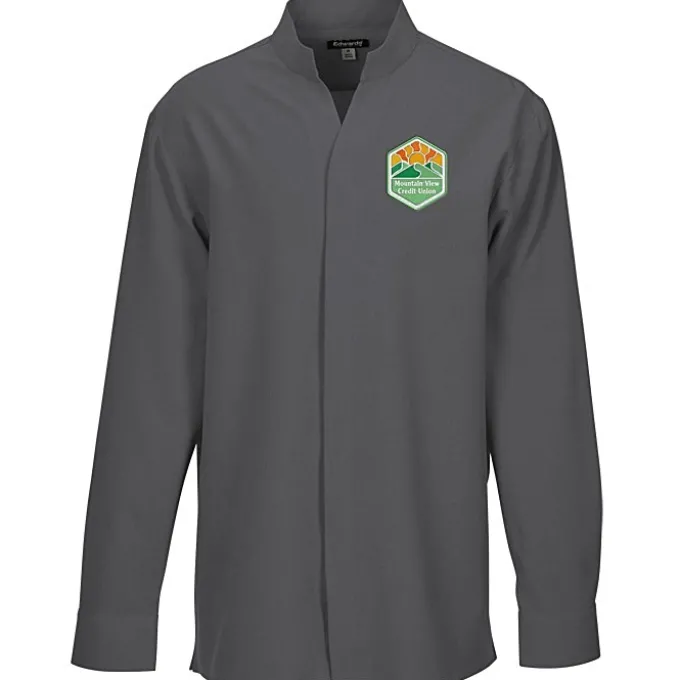 FlexBatiste Stand-Up Collar Shirt - Men's