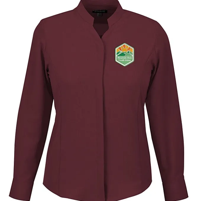 FlexBatiste Stand-Up Collar Shirt - Ladies'