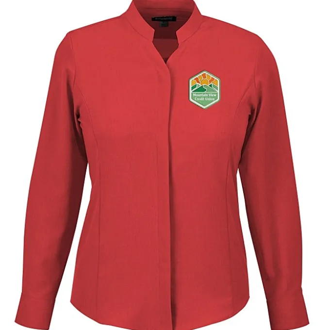 FlexBatiste Stand-Up Collar Shirt - Ladies'