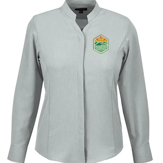 FlexBatiste Stand-Up Collar Shirt - Ladies'