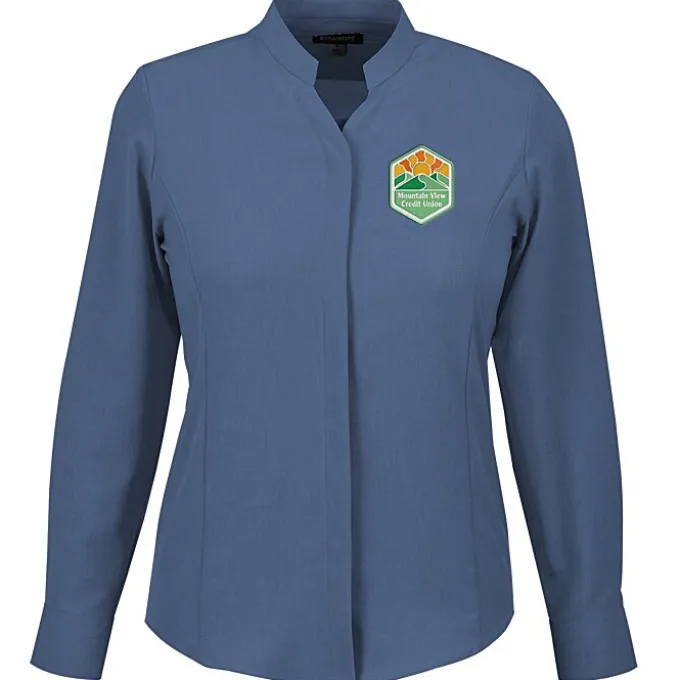 FlexBatiste Stand-Up Collar Shirt - Ladies'