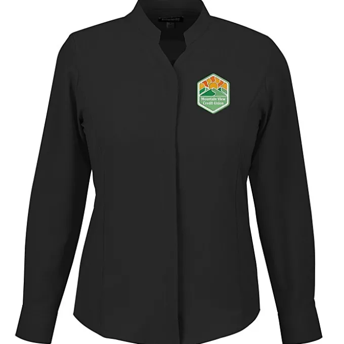 FlexBatiste Stand-Up Collar Shirt - Ladies'