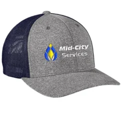 Flexfit Melange Mesh Back Trucker Cap