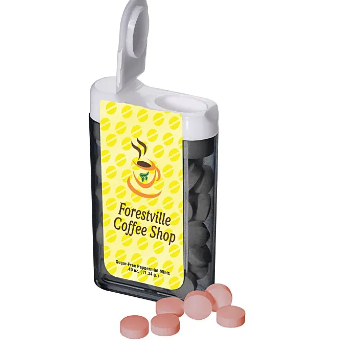 Flip Top Dispenser with Sugar-Free Mints