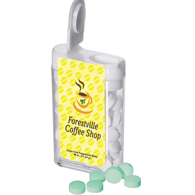 Flip Top Dispenser with Sugar-Free Mints