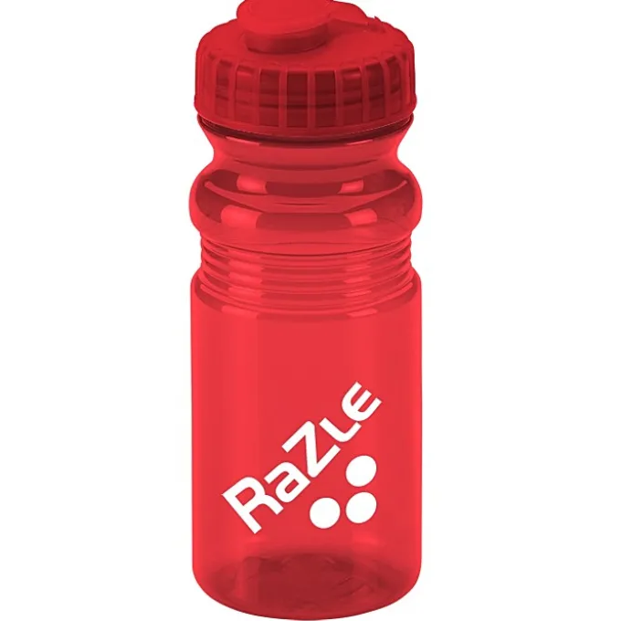 Flip Top Translucent Bottle - 20 oz - 24 hr