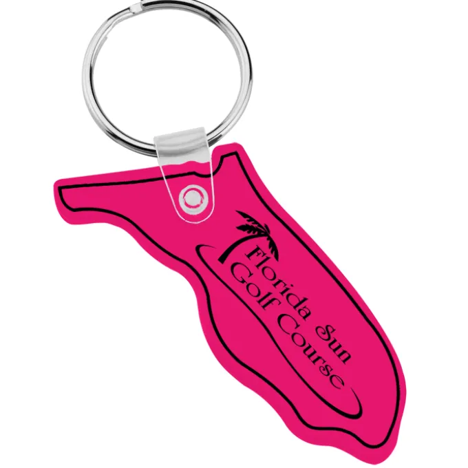 Florida Soft Keychain - Translucent