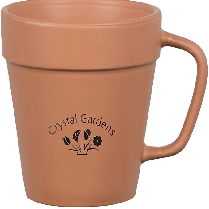 Flower Pot Mug - 14 oz