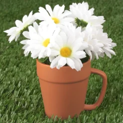 Flower Pot Mug - 14 oz