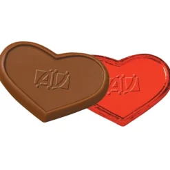 Foil-Wrapped Chocolate Heart