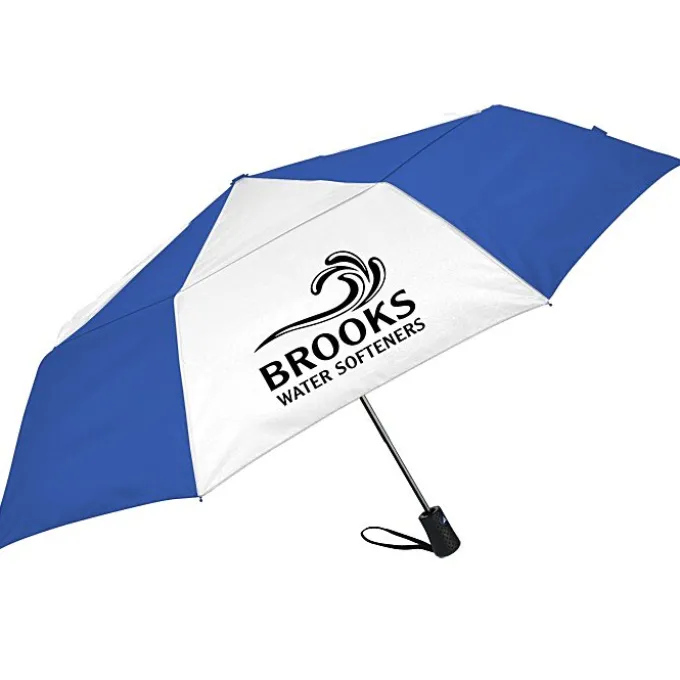 Folding Auto Open Vented Umbrella - 46-inch Arc