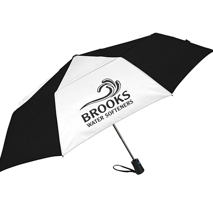 Folding Auto Open Vented Umbrella - 46-inch Arc
