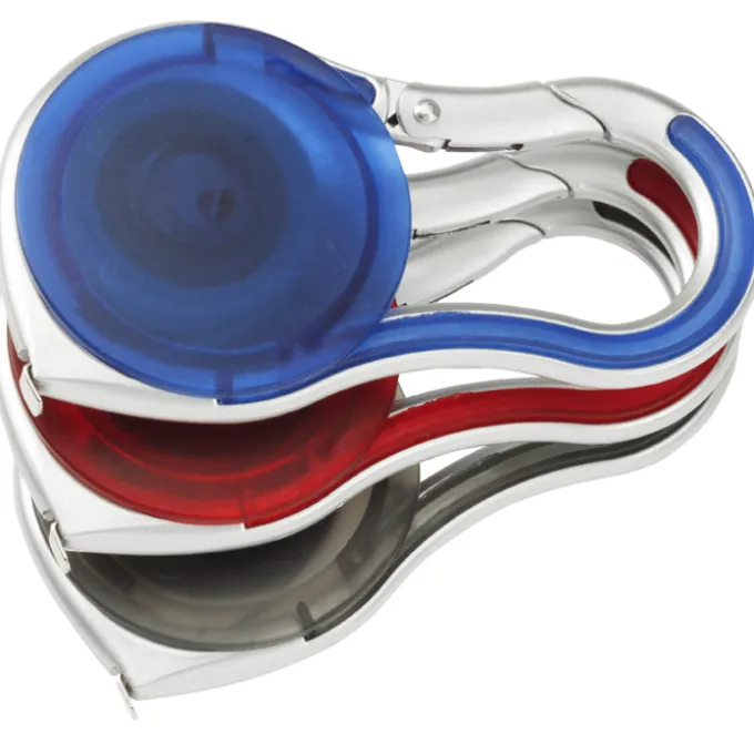 6-foot Silver Accent Carabiner Tape Measure